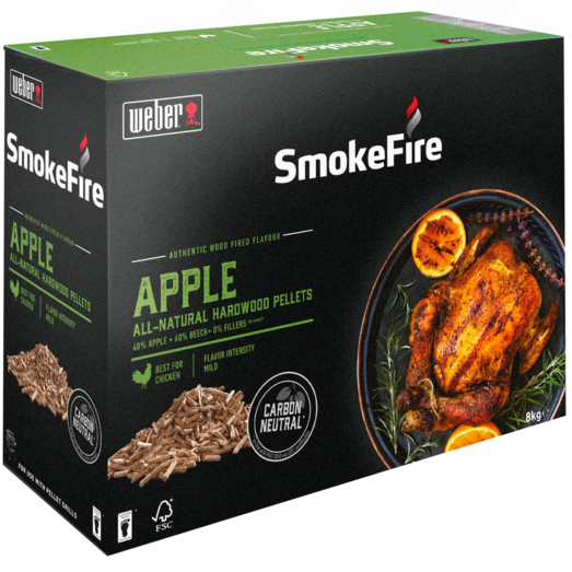 Weber SmokeFire træpiller æble 8 kg