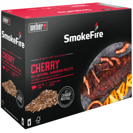 Weber SmokeFire træpiller kirsebær 8 kg
