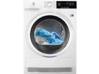 Electrolux EW8H358SP, Fritstående, Front-læsning, Varmepumpe, Hvid, Dreje, Berøring, LCD